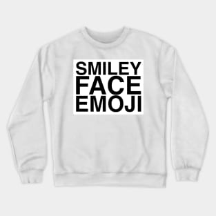 Smiley Face Emoji Crewneck Sweatshirt